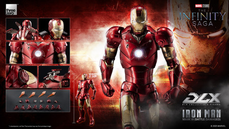 DLX Iron Man Mark 3 III [Battle Damaged] (Threezero) **PRE-ORDER**