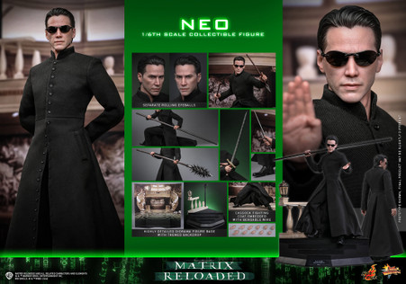 Hot toys マトリックス NEO 1/6スケールフィギュア Neo 1/6th Scale Figure MMS868 [The Matrix Reloaded] (Hot Toys