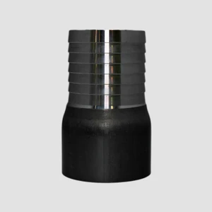 3-inch steel butt-weld hose barb nipple