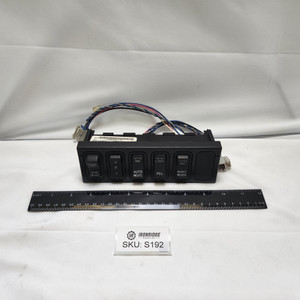 International 32237 Control Switch Panel Dash Rocker Switch Panel 6 Switches