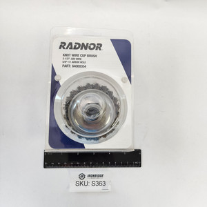 Radnor Knot Wire Cup Brush 3-1/2 in .020 Wire 64000354