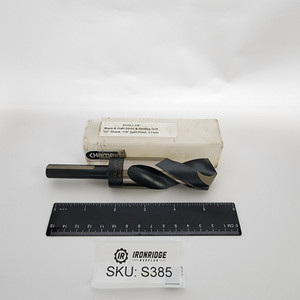 Champion XG12-1-1/8" Black & Gold Silver & Deming Drill 1/2" Shank