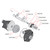 4x3 Water Truck Pump CW (Clockwise Rotation), Rope Seal, B3Z Style