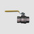 1-inch brass full-port threaded ball valve, view 3