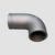 3-inch aluminum 90-degree grooved elbow, view 3