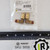 Power Products NP69-4-2 90° Air Brake Elbow 1/4 Push-on x 1/8 Male Brass, 2 Pack