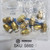 Eaton Danfoss 1868X4-BG DOT Air Fitting, 1/8 male thread x 1/4 tubing pus-on,  Qty 10