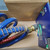 World American WA451039N Coiled Air Brake Hose 15 ft 40in Blue Red