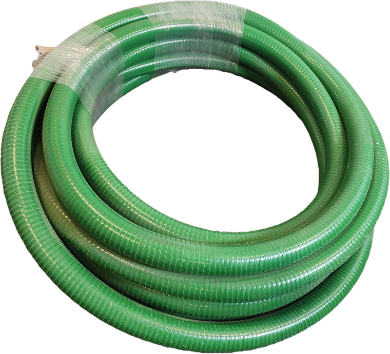 Water Hose - 1.5'', Green Reinforced PVC, Cut-to-Length
