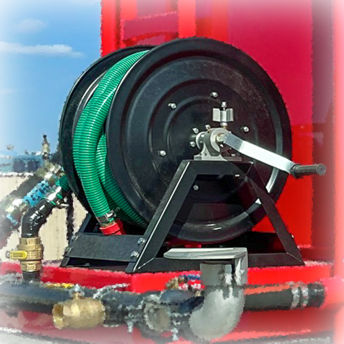 Water Truck Hose Reel Kit 1-1/2"x50'