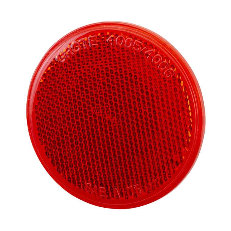 Red Stick-On Reflectors
