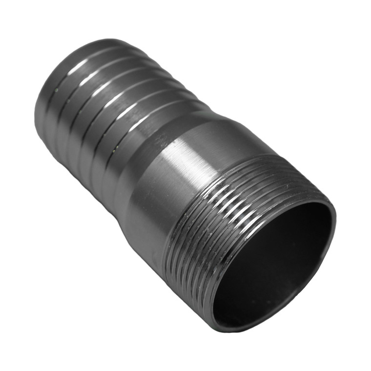 Hose Barb Nipple, Threaded Male NPT, Steel