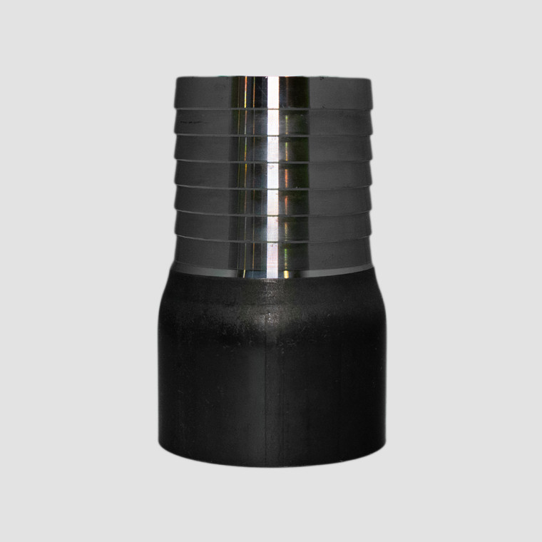Hose Barb Nipple, Butt Weld, Steel