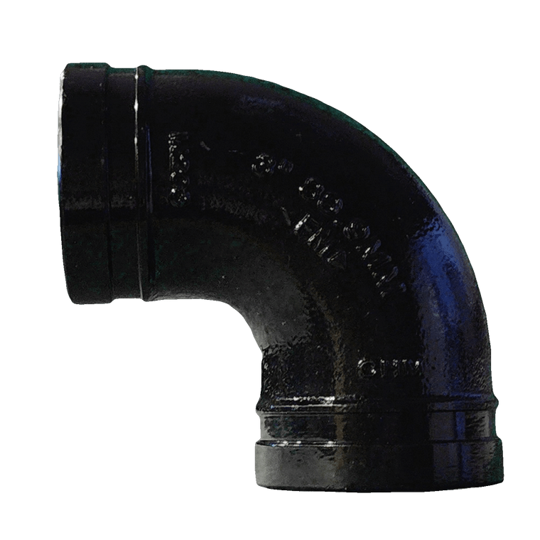 90°Elbow, Grooved Fitting, Ductile Iron