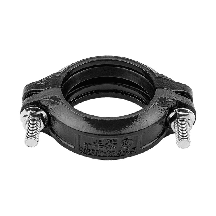 3-inch ductile iron rigid grooved pipe coupling