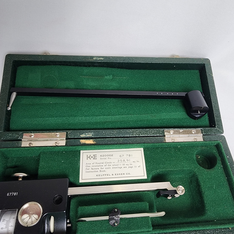 Vintage Keuffel & Esser Co., Compensating Polar Planimeter with Case, 620002