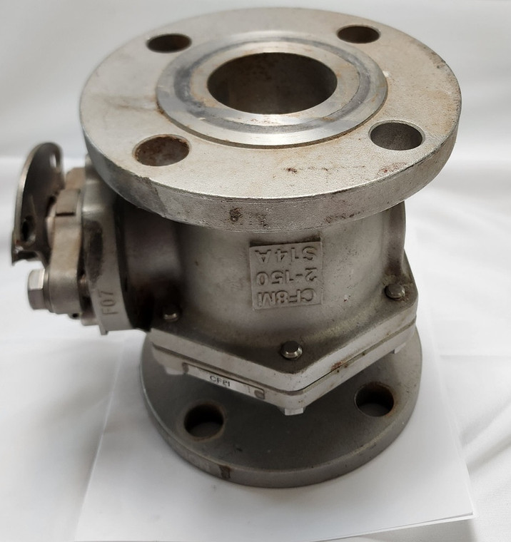 Kitz 2" Stainless Steel CF8M Ball Valve 150UTDZM