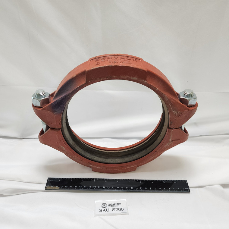 Gruvlok 0390000420 8 in Flexible Grooved Coupling, Ductile Iron, EPDM, 500 PSI