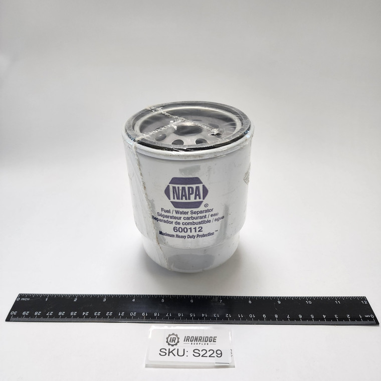 NAPA 600112 Fuel/Water Separator Filter Spin-On