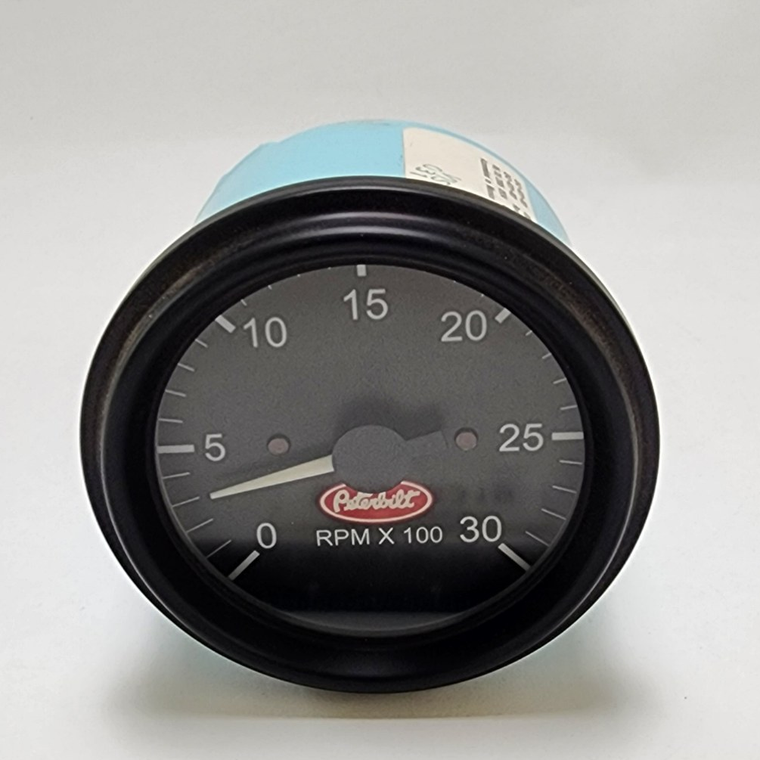 Peterbilt Q43-6011 Tachometer Gauge RPM x100 Black 30-Scale