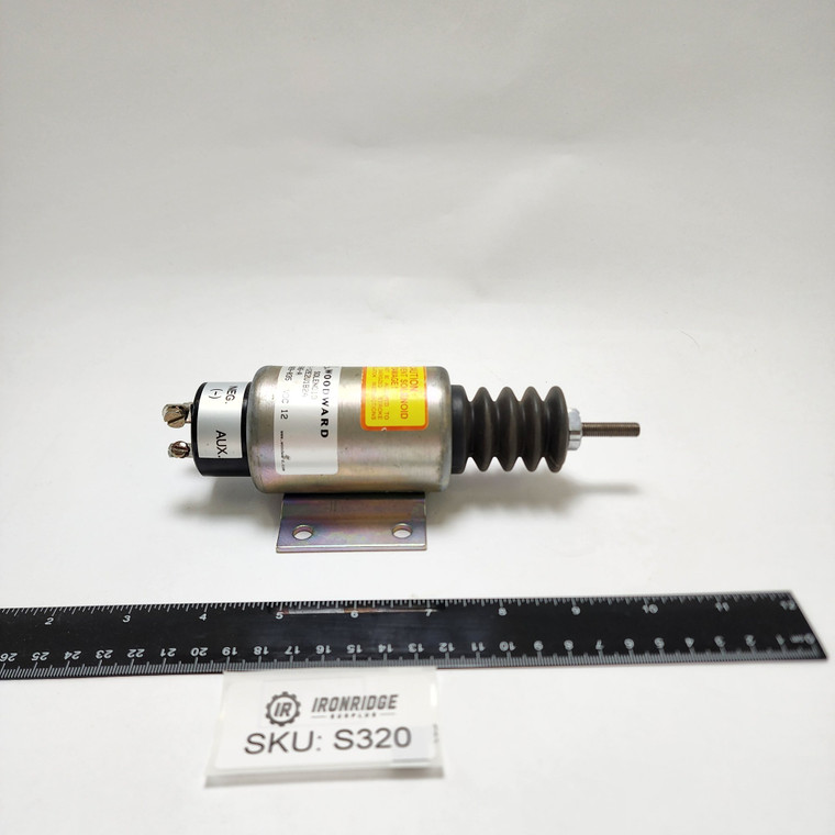 Woodward SA-2606-A 12 VDC Fuel Shut Down Solenoid Assembly