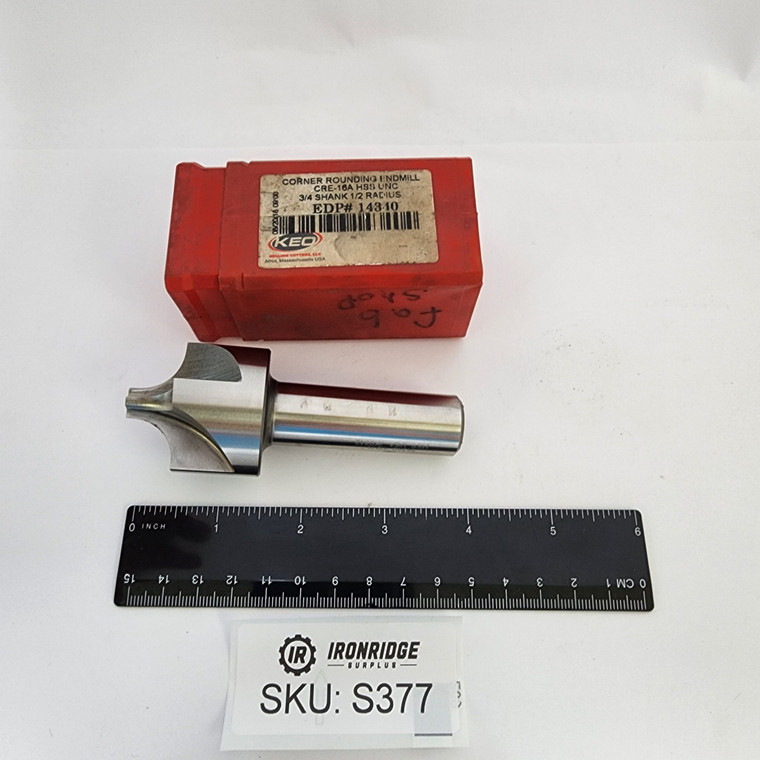 KEO 14340 Radius 1/2" Corner Rounding End Mill, Like New