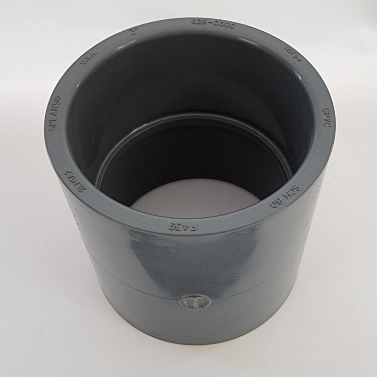 SPEARS 829-030C Schedule 80, 3 in CPVC Socket Coupling