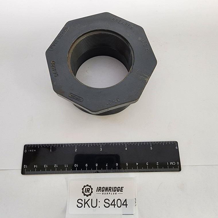 SPEARS 839-338 3" x 2" Sch 80 Threaded PVC bushing