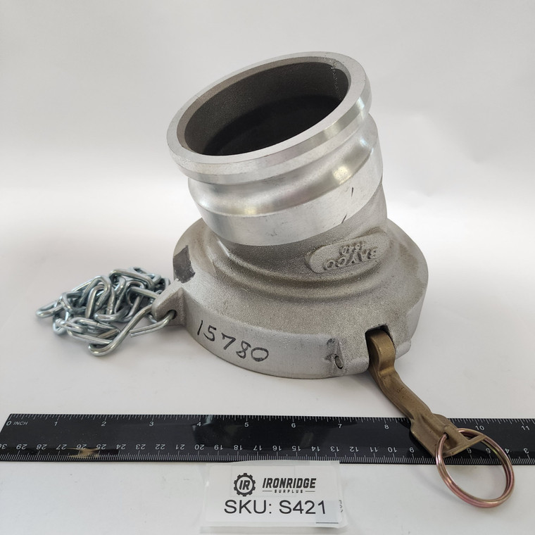 Bayco 4540 API Male Cam Drop Adapter, 4 in.