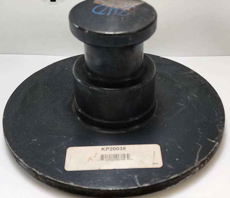 Buyers Products 2 in Forged SAE Trailer King Pin with 3/8 in Bolster Plate - Weld On