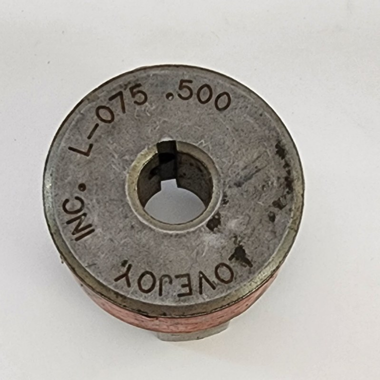 Lovejoy 68514410685 L075 jaw coupling hub, 1/2 in bore