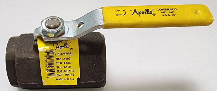 Apollo 73A-105-01A Ball Valve, A105 Body, 1 in