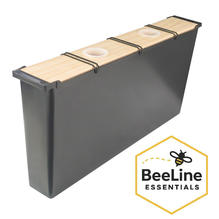 1.7 Gallon In-Hive Bee Feeder, 2 Feed Tubes, Deep Langstroth
