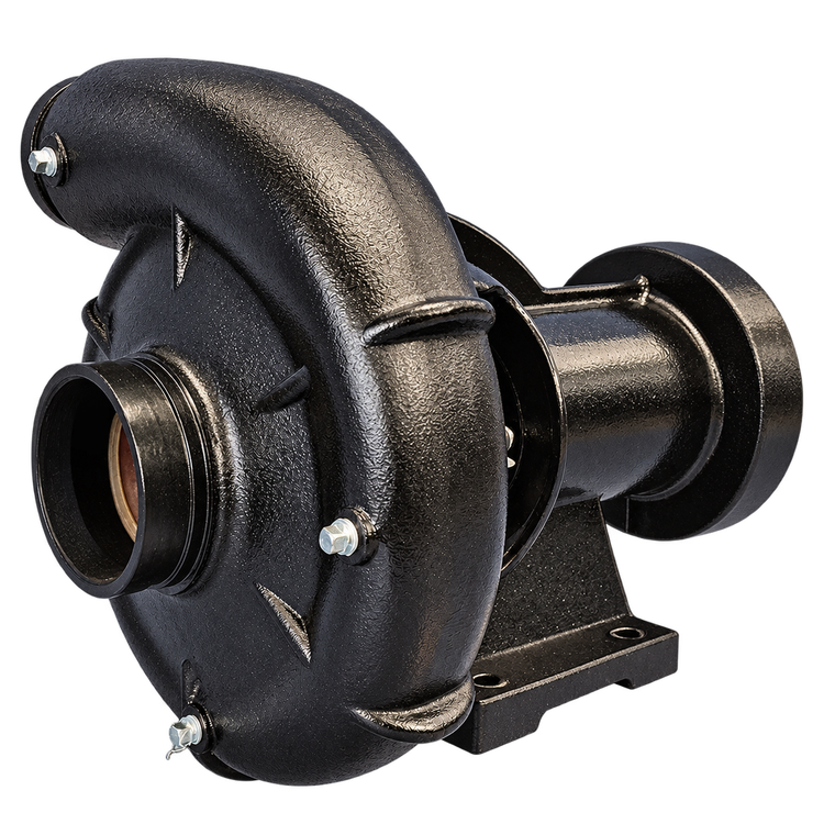 IronRidge 4x3 Heavy-Duty Water Truck Pump, CW, Rope Packing, Grooved, B3Z-HD Style