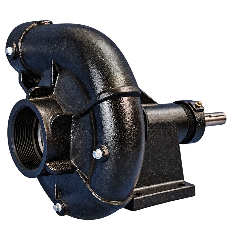 IronRidge 4x3 Water Truck Pump, CW Rotation, Rope Packing Seal, Threaded, B3Z Style