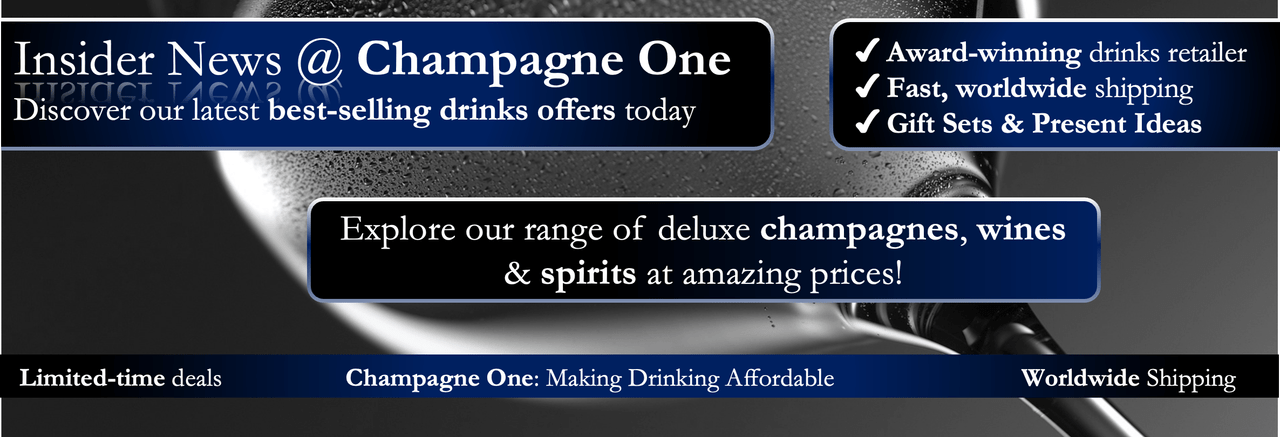 Deluxe champagnes, wines and vodkas in stock!