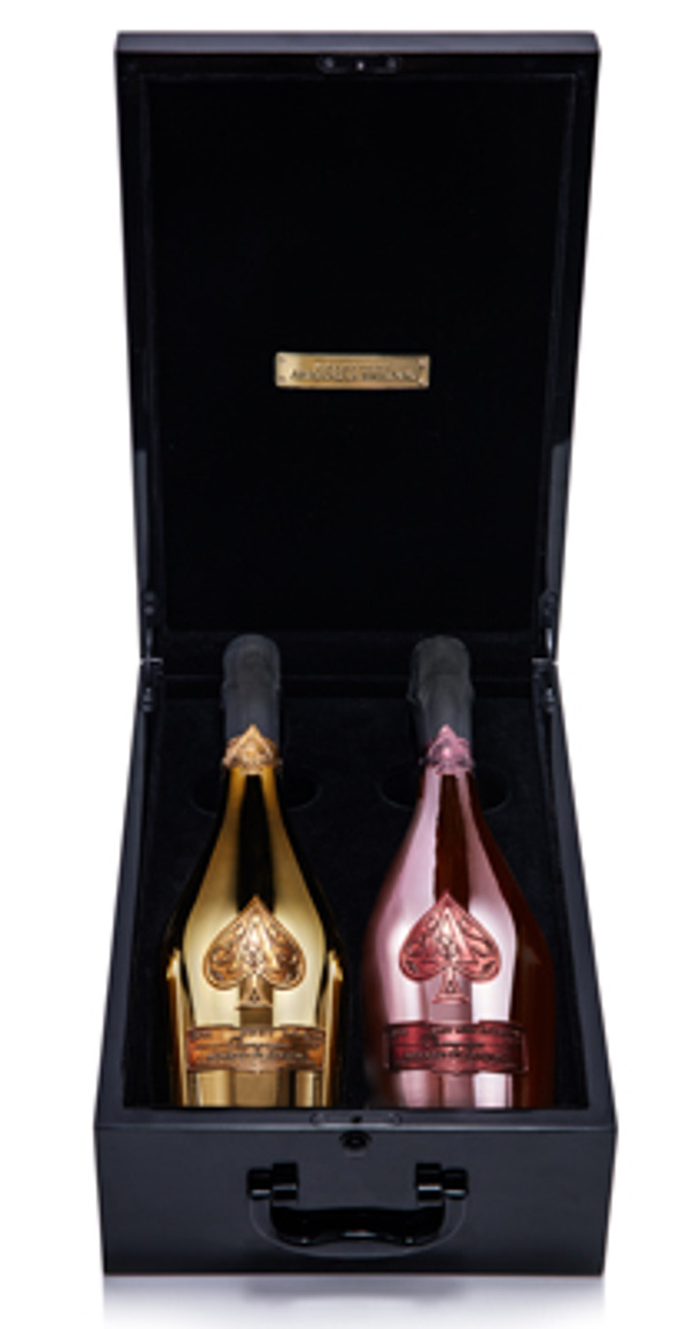Champagne Armand de Brignac Brut Rose Ace of Spades Midas