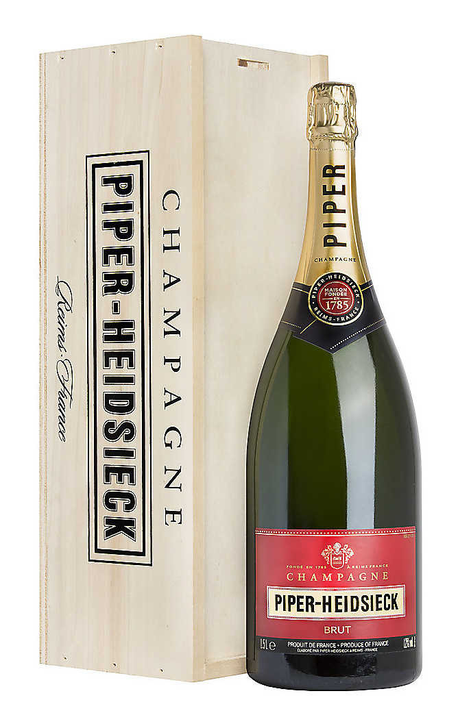 Piper-Heidsieck Brut Salmanazar In Wood Box (9Ltr) - Champagne One