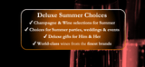 Summer Party Alcohol, Wine and Spirits