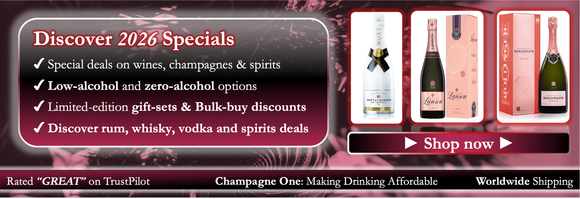 wine and champagne delivered, cheap alcohol, cheap wine