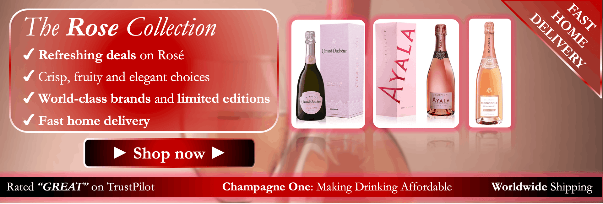 Rosé, rose champagne, fruity wine, best tasting wine, fresh wine