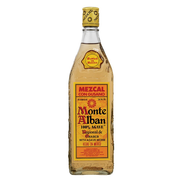 Monte Alban Mezcal Con Gusano With Agave Worm Inside (70cl)