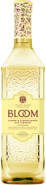 Bloom Lemon and Elderflower Gin Liqueur (70cl)