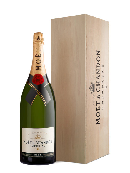 Moet & Chandon Brut NV Jeroboam In Wooden Box (3Ltr) - Champagne One