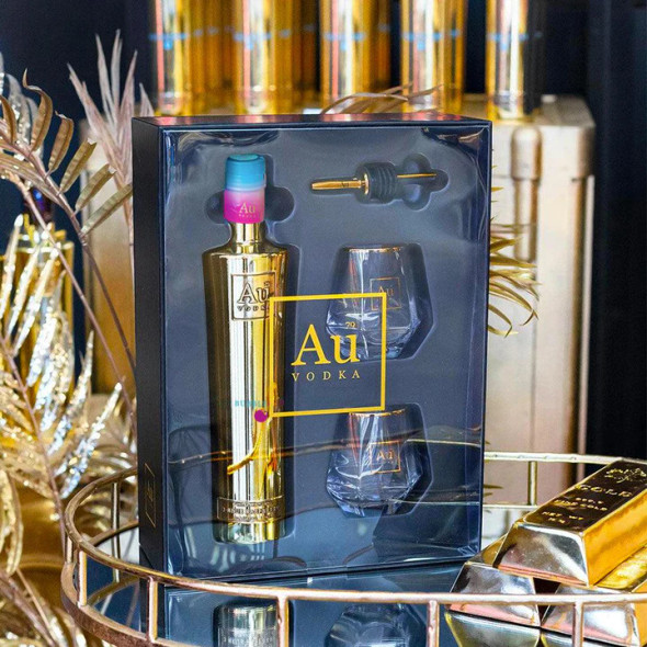 Au Vodka Bubblegum Gift Set (70cl)