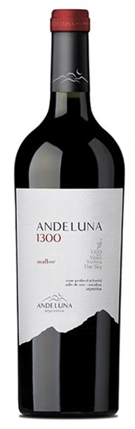 Andeluna '1300' Uco Valley Malbec 2020 (12 x 75cl)