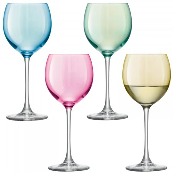 LSA Polka Wine Glass 400ml (Set of 4)