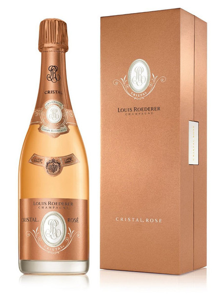 Louis Roederer Cristal Rose 2014 Magnum In Wood Box (1.5Ltr)