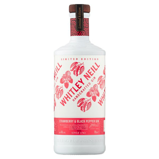 Whitley Neill Strawberry & Black Pepper Gin (70cl)