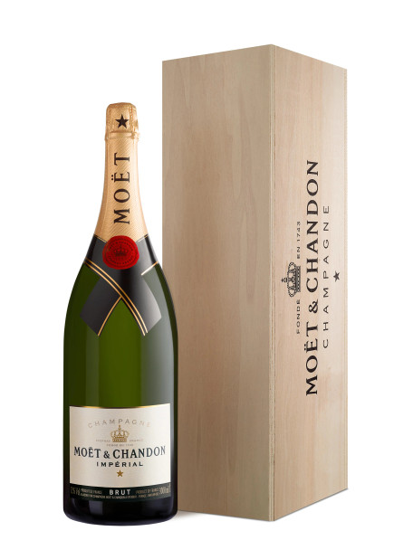 Moet & Chandon Brut NV Methuselah In Wooden Box (6Ltr)